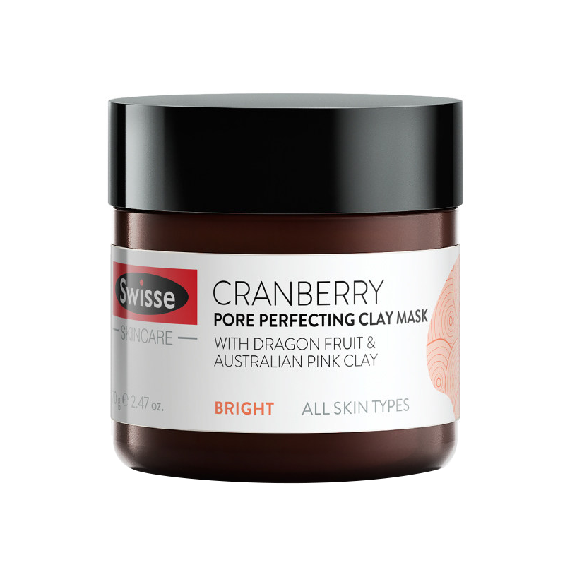 Swisse Cranberry Pore Perfecting Clay Mask 70g