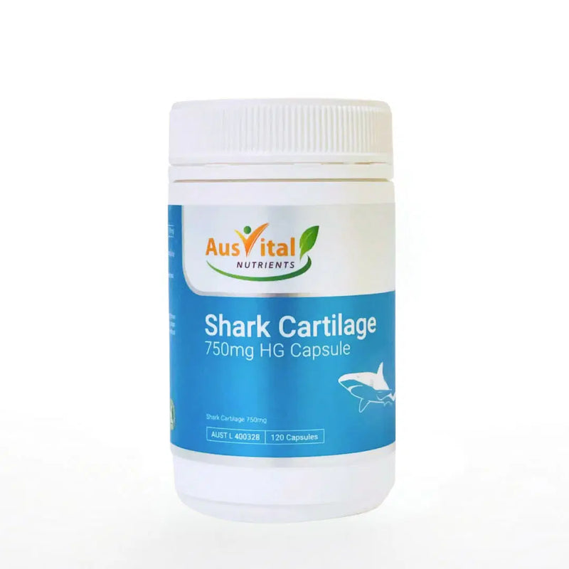 Ausvital Nutrients Shark Cartilage 750mg HG 120 Capsules