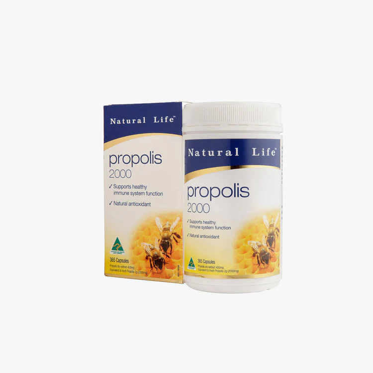 Natural Life Propolis Capsules 2000mg