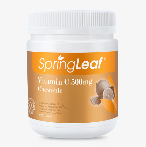 SpringLeaf Vitamin C 500mg Chewable 500s