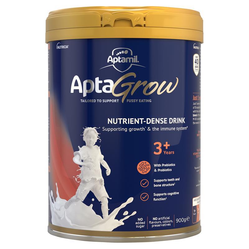 AptaGrow Nutrient-Dense Milk Drink From 3+ Years 900g