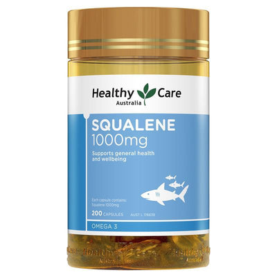 Healthy Care Squalene 1000mg 200 Capsules