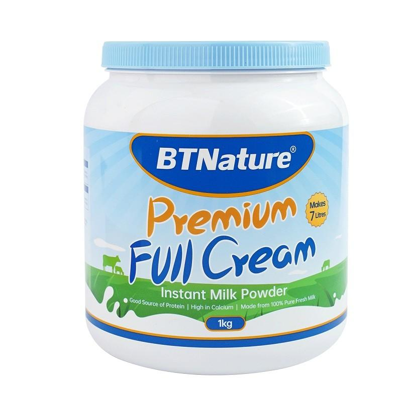 BTNature Premium Milk Powder Full Cream 1KG