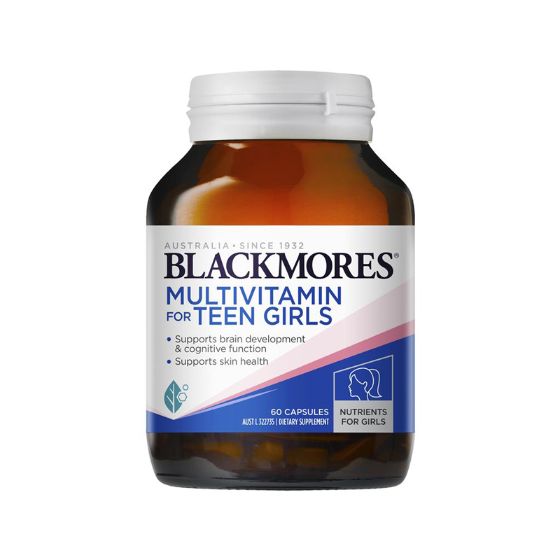 Blackmores Teen Multi+ for Girls Brain Nutrients 60s-NEW