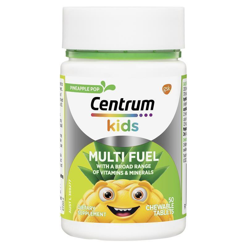 Centrum Kids Multi Fuel 50 Chewable Tablets