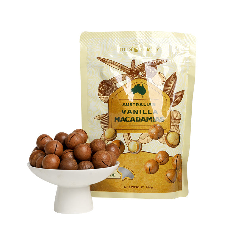 Nuts Family Macadamias Vanilla Nut 240g * 20 / Carton