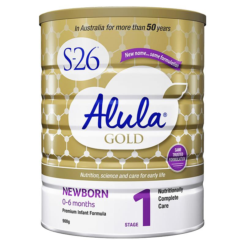 S26-Stage 1 Gold Newborn Infant Formula From 0-6 Months 900g