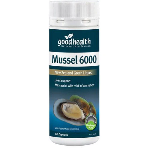 Goodhealth NZ Mussel 6000mg 100 Capsules