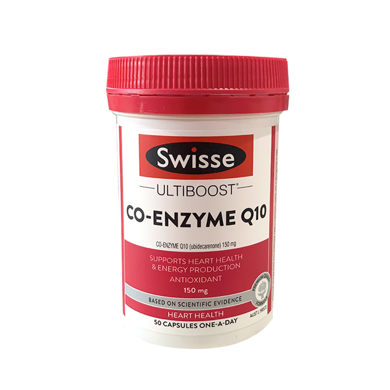 Swisse Ultiboost Co-Enzyme Q10 150mg 50 Capsules