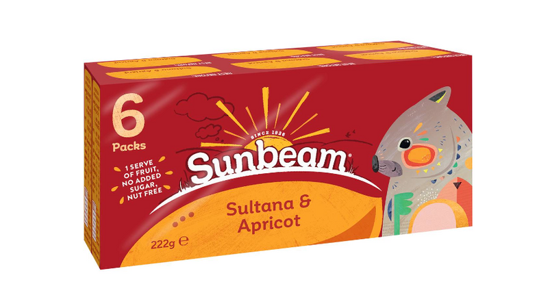 Sunbeam Sultanas & Apricot 6 Pack