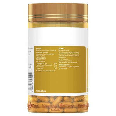 Healthy Care Royal Jelly 1000mg 365 Capsules