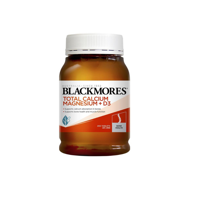 Blackmores Total Calcium & Magnesium + D3 200 Tablets