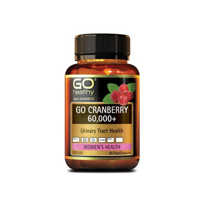 GO Healthy Cranberry 60000+ 60 Vege Capsules