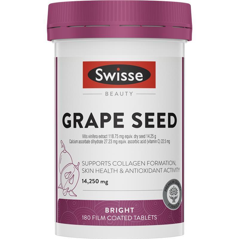 Swisse Ultiboost Grape Seed 14250mg 180 Tablets (01/25)