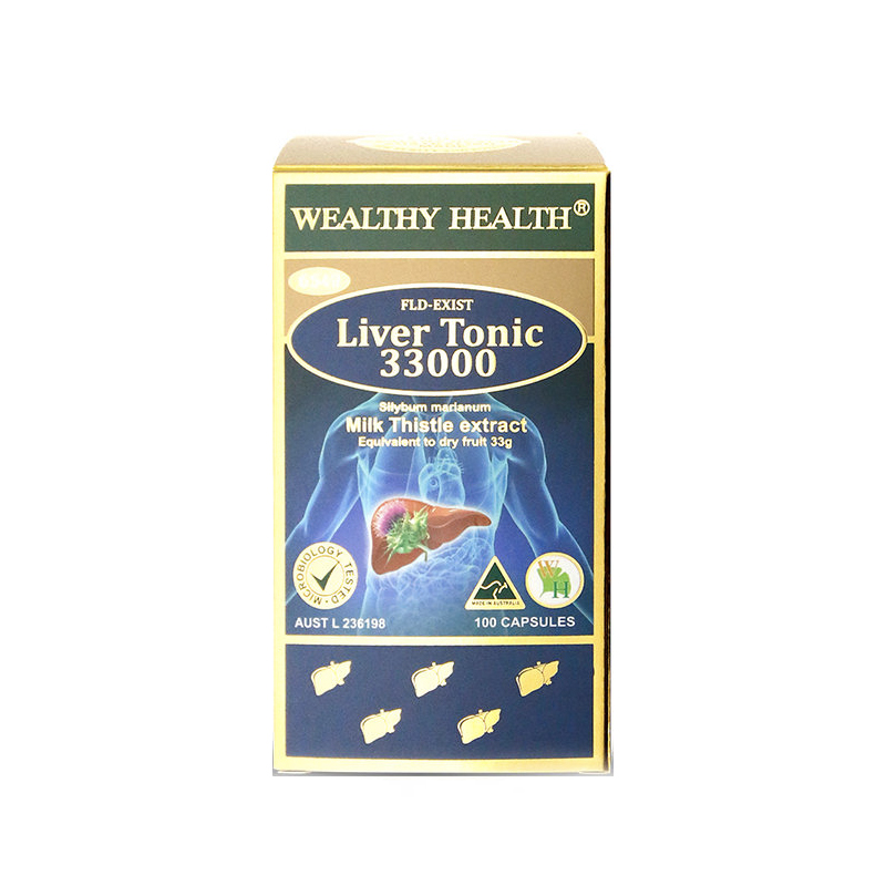 Wealthy Health Liver Tonic 33000 100 Caps