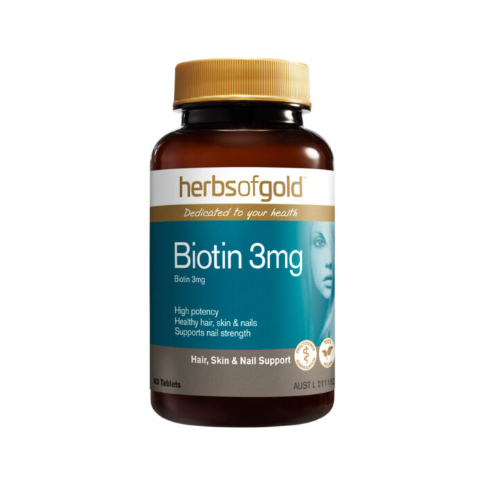 Herbs Of Gold Biotin 3mg 60 Tabs