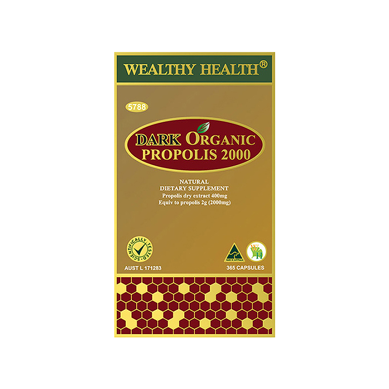 Wealthy Health Propolis 2000mg 365Caps