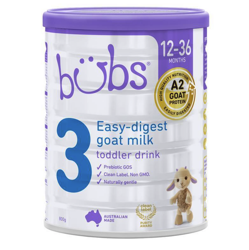 Bubs Easy Digest Goat Milk Stage 3 Toddler Drink 800g