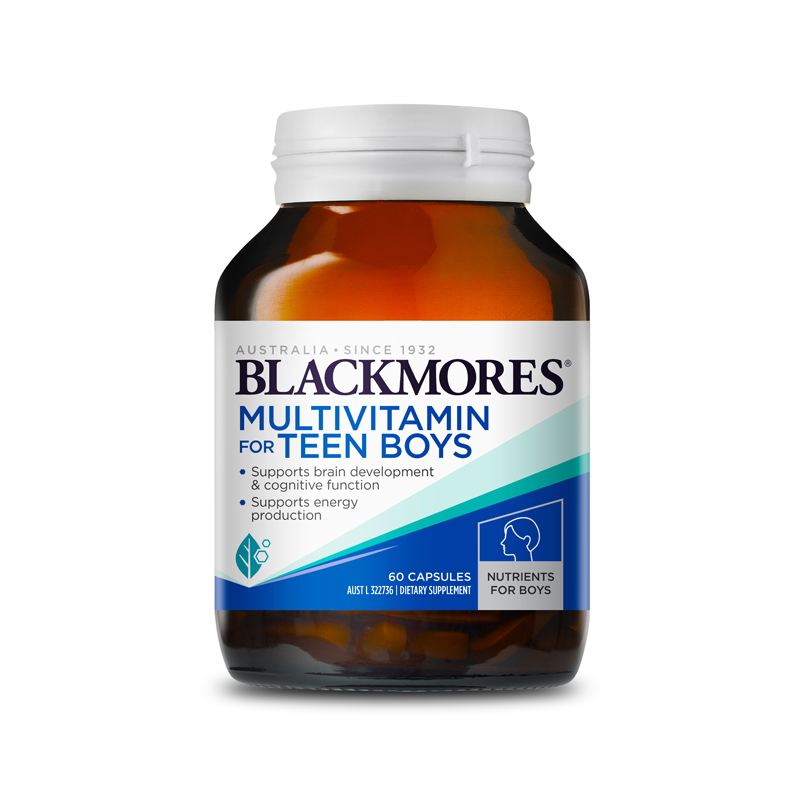 Blackmores TeenMulti+ for Guys Brain Nutrients 60s-NEW
