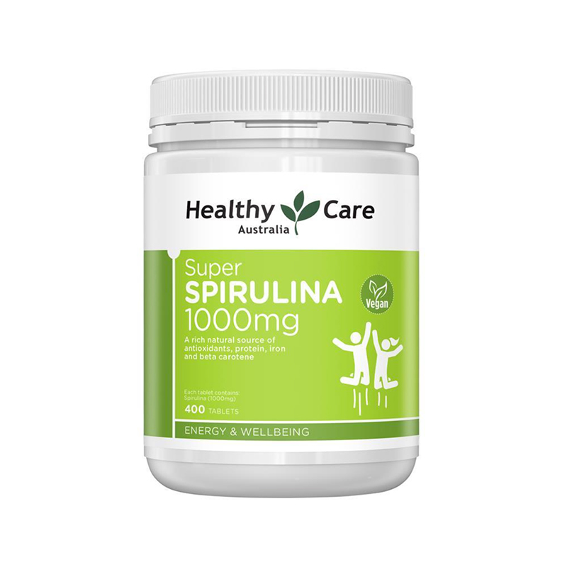 Healthy Care Super Spirulina 1000mg 400 Tabs