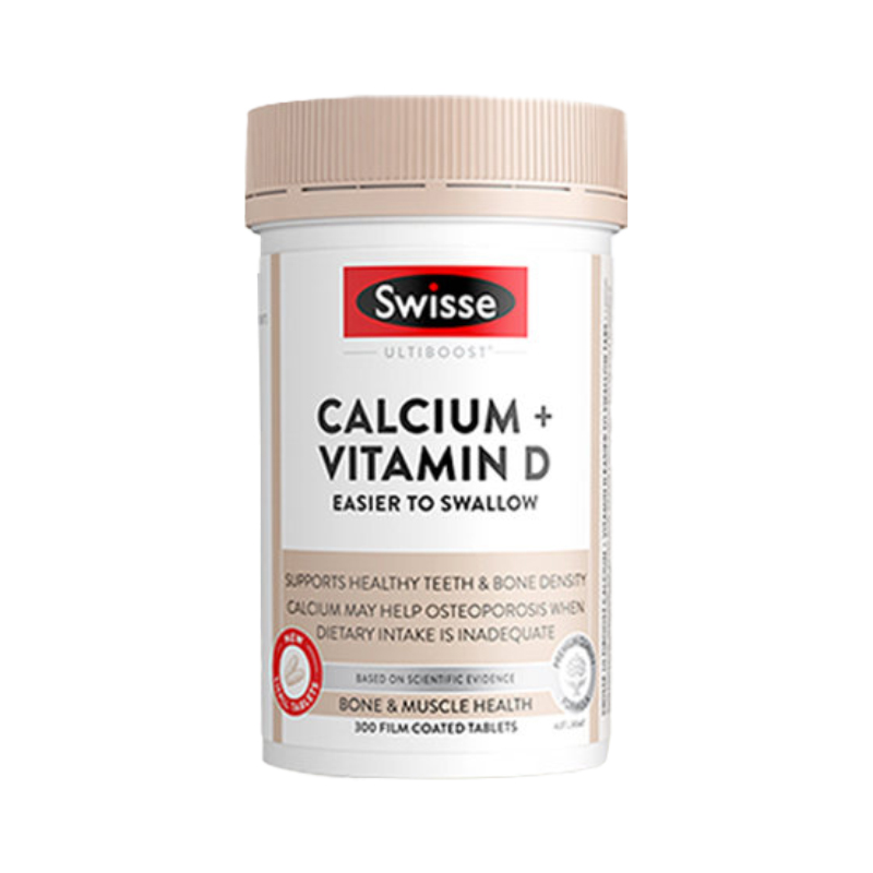 Swisse Calcium + Vitamin D Mini Tabs 300Tabs