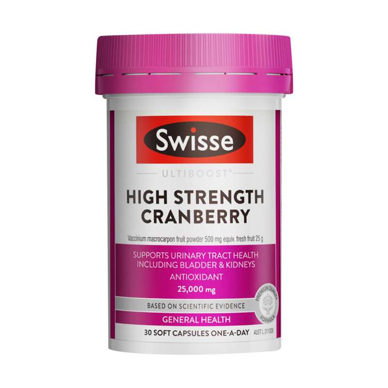 Swisse Cranberry 25000mg 30 Capsules