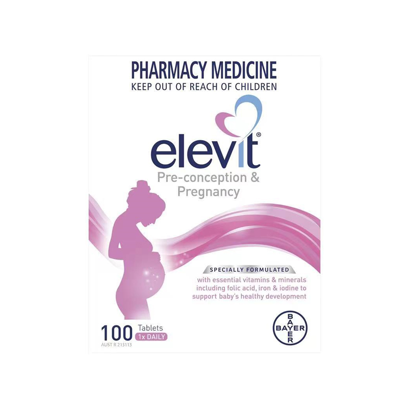 Elevit Pre-conception Pregnancy Multivitamin 100 Tablets