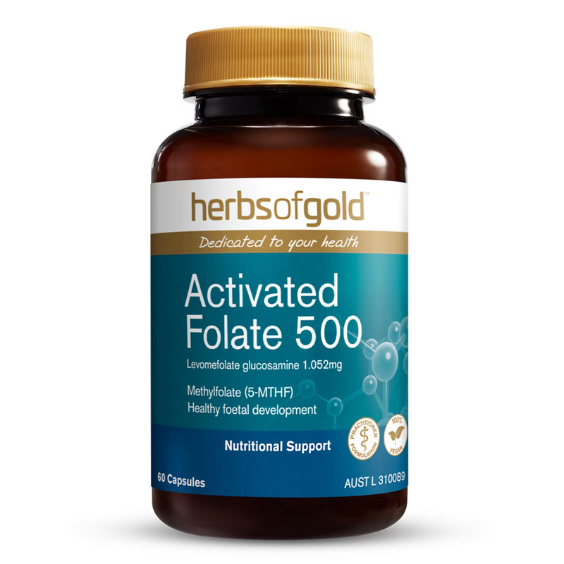 Herbs Of Gold Activated Folate 500