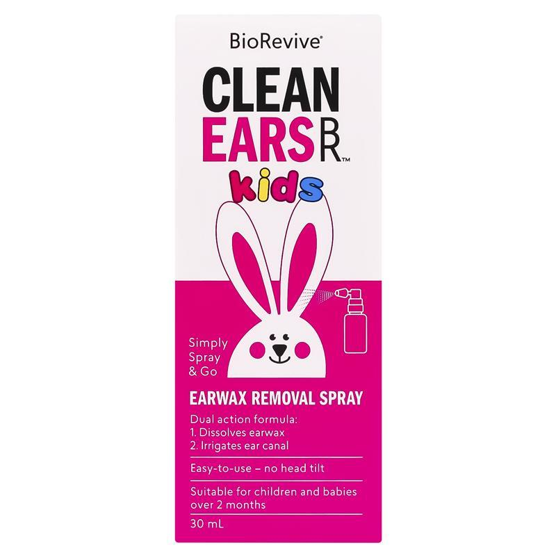 Bio Revive CleanEars Kids Earwax Removal Spray 30ml