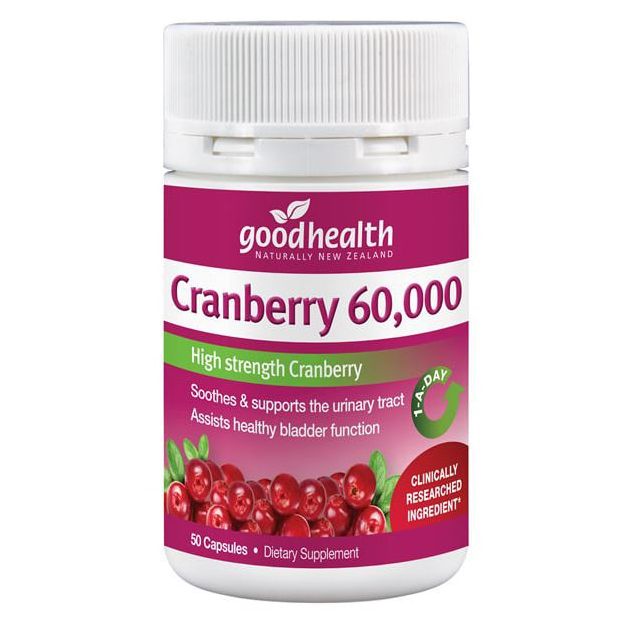 Goodhealth New Zealand Cranberries 60000mg 50 Capsules