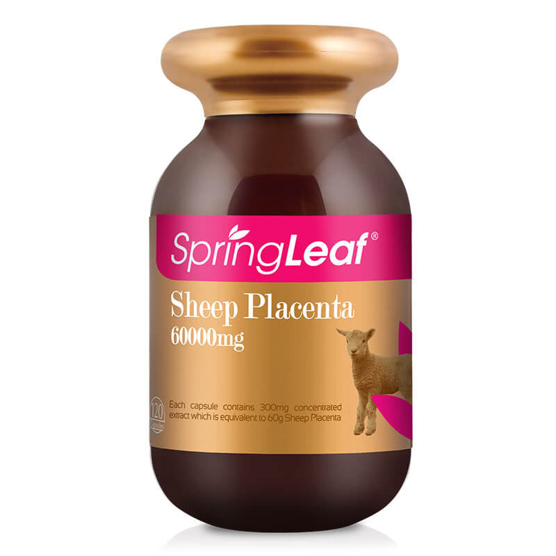 SpringLeaf Sheep Placenta 60000mg 120 Capsules