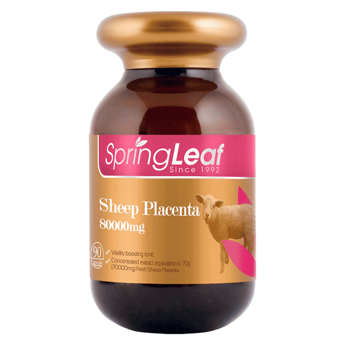 SpringLeaf Sheep Placenta 80000mg 90 Capsules