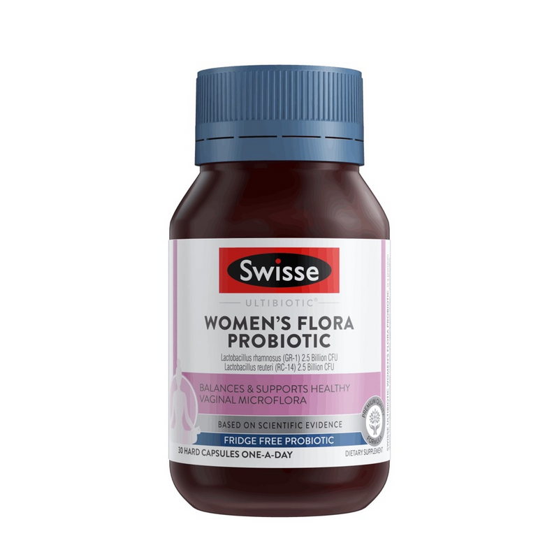 Swisse Ultibiotic Womens Flora Probiotic 30 Capsules