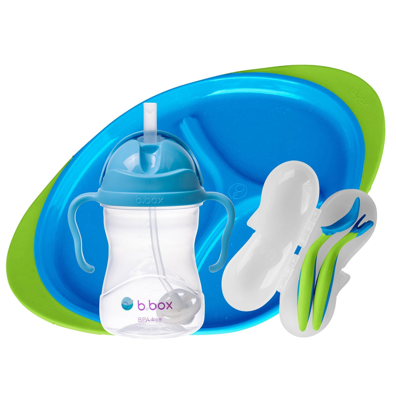 B.box Feeding Set - Ocean (Blue)