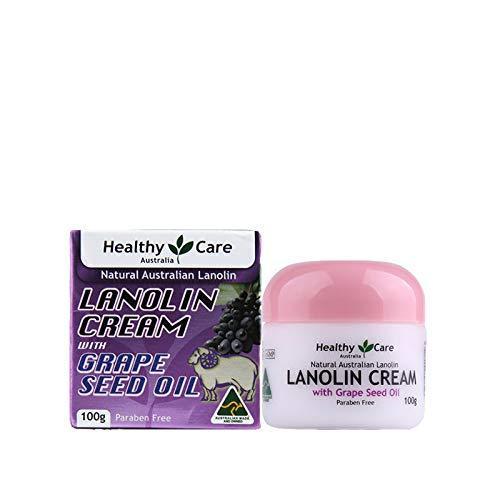 Healthy Care Natural Lanolin & Grape Seed Oil 100g