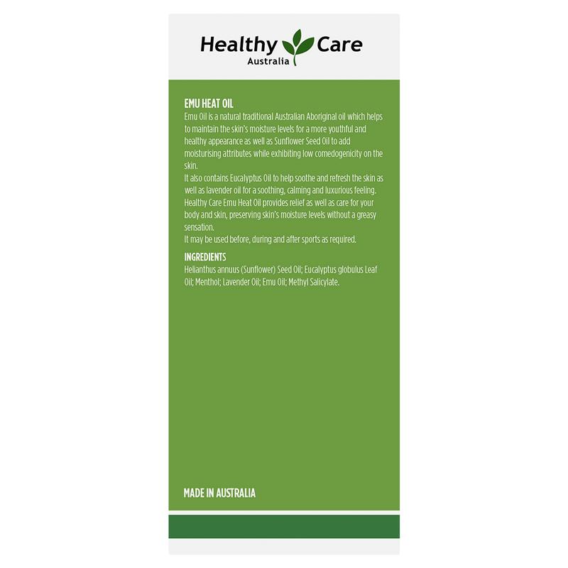 Healthy Care Emu Heat Oil 100mL (New)