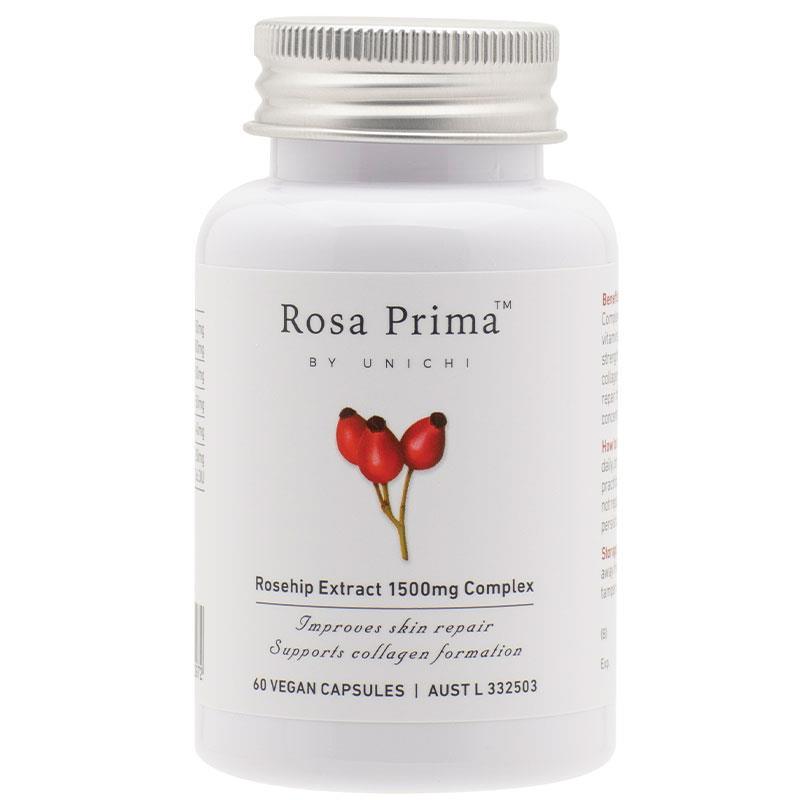 Unichi Rosehip Extract 1500mg Complex 60 Capsules