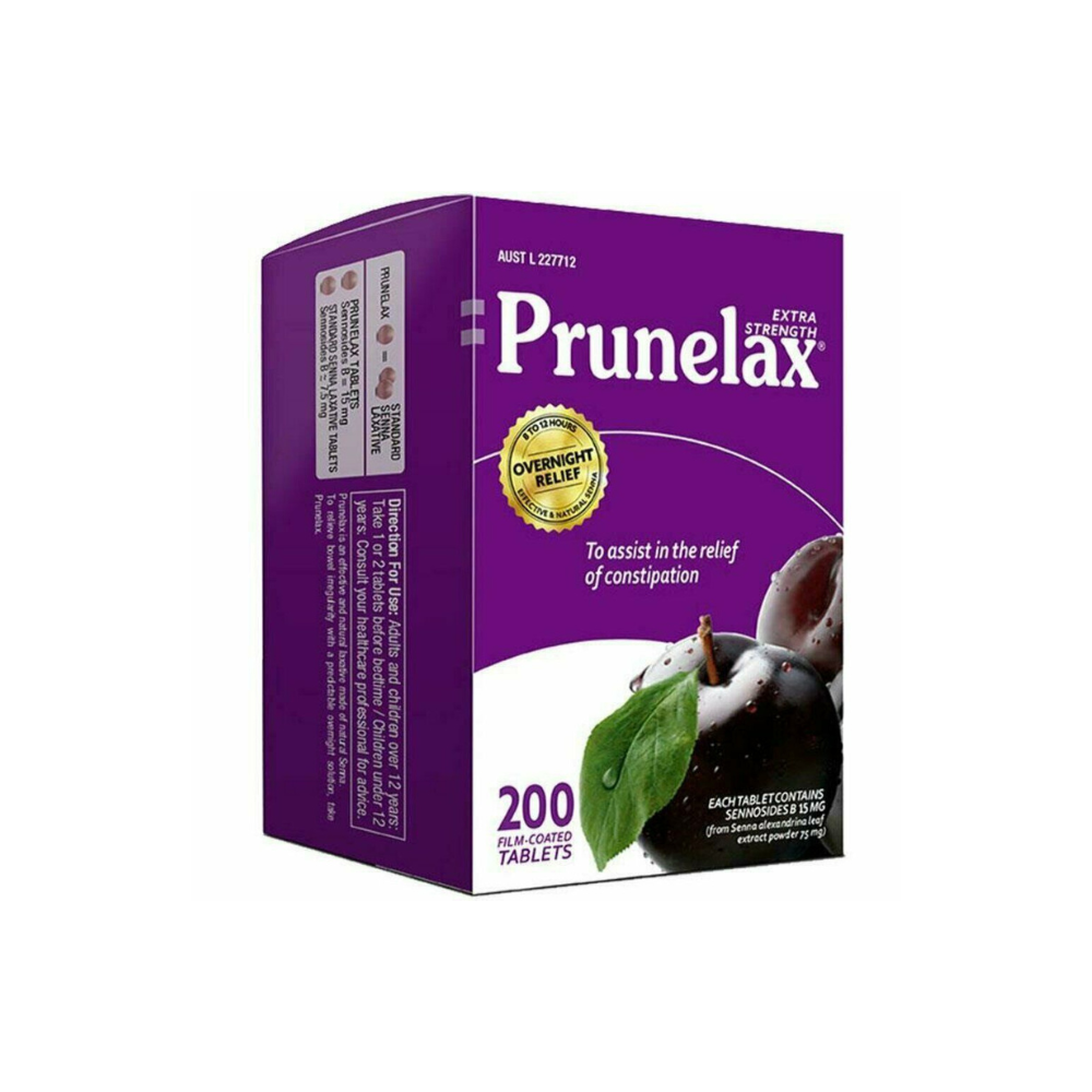 Constapation Tablets 200 Exclusive Size, Prunelax – Meifan Australia