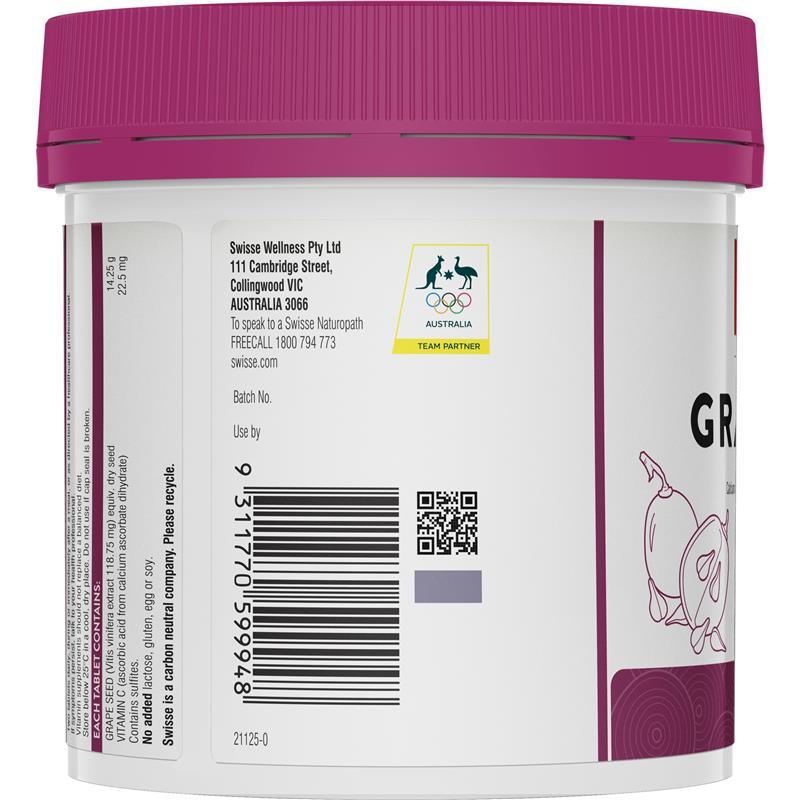 Swisse Ultiboost Grape Seed 14 250mg 300 Tablets