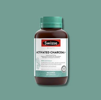 Swisse Beauty Activated Charcoal 120 Caps