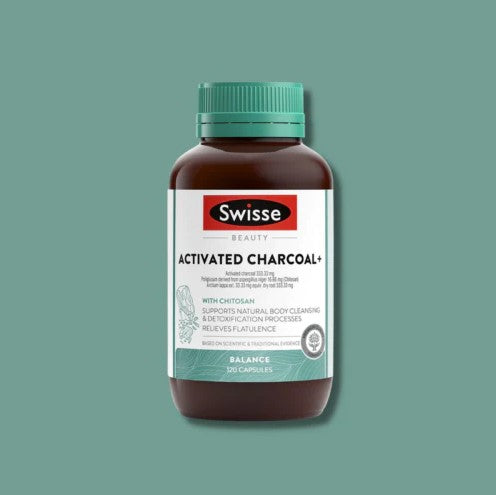 Swisse Beauty Activated Charcoal 120 Caps