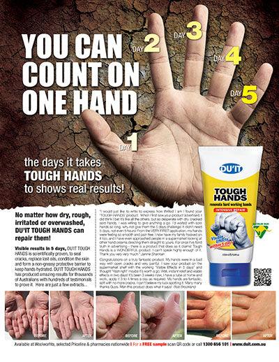 DUIT Tough Hands Intensive Hand Cream for Dry Hands 150g