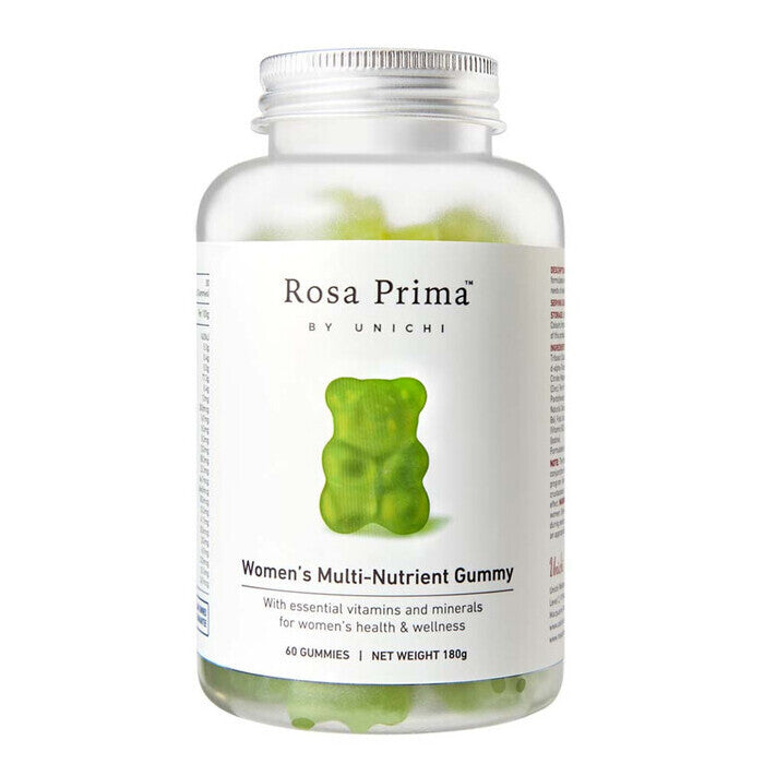 Unichi Rosa Prima Women’s Multi-Nutrient Gummy 60 Gummies