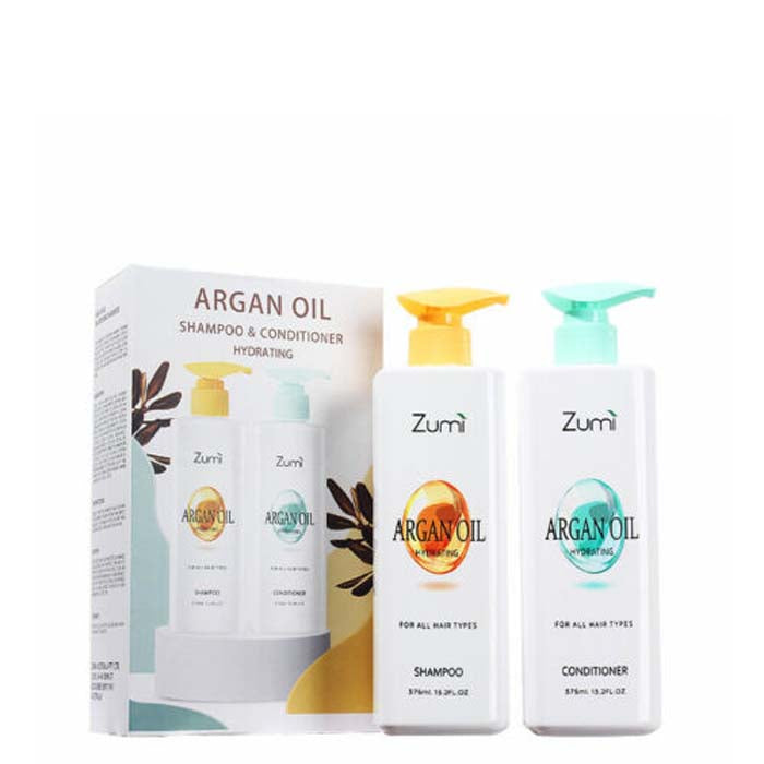 Zumi Argan oil shampoo & conditioner hydrating 375ml*2